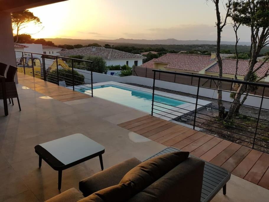 Villa Neuve Avec Piscine Bonifacio  Esterno foto